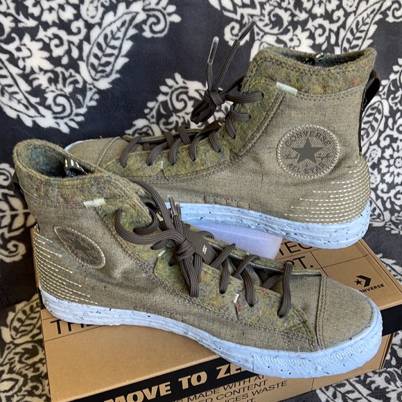 Converse Chuck Taylor All Star Crater Hi Yellow/Carbon Jasper MEN`S - Picture 3 of 16